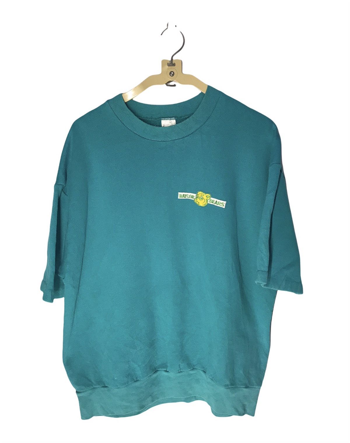 Fruit Of The Loom × Vintage Baylor bears short sleeve sweatshirt by fruit of the loom Size US L / EU 52-54 / 3 - 1 Thumbnail