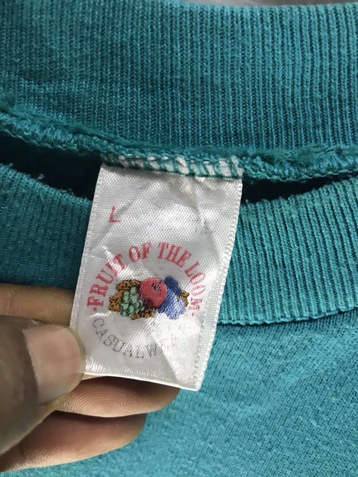 Fruit Of The Loom × Vintage Baylor bears short sleeve sweatshirt by fruit of the loom Size US L / EU 52-54 / 3 - 3 Thumbnail
