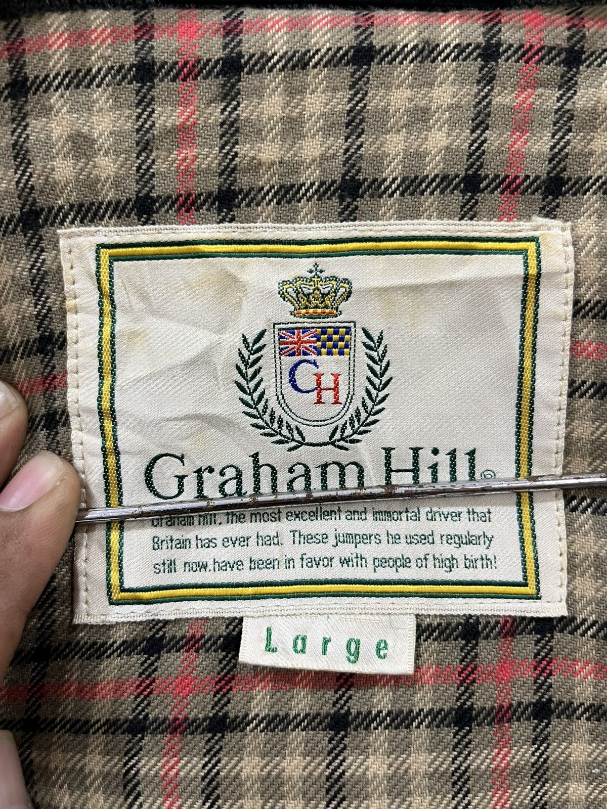 Japanese Brand (Nn). GRAHAM HILL BOMBER JACKET STYLE Size US M / EU 48-50 / 2 - 7 Thumbnail