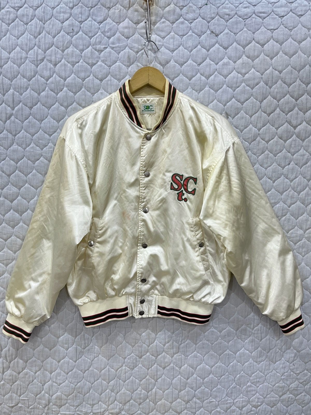 Japanese Brand (Zz). ST CHRISTOPHER VARSITY JACKET Size US M / EU 48-50 / 2 - 2 Thumbnail
