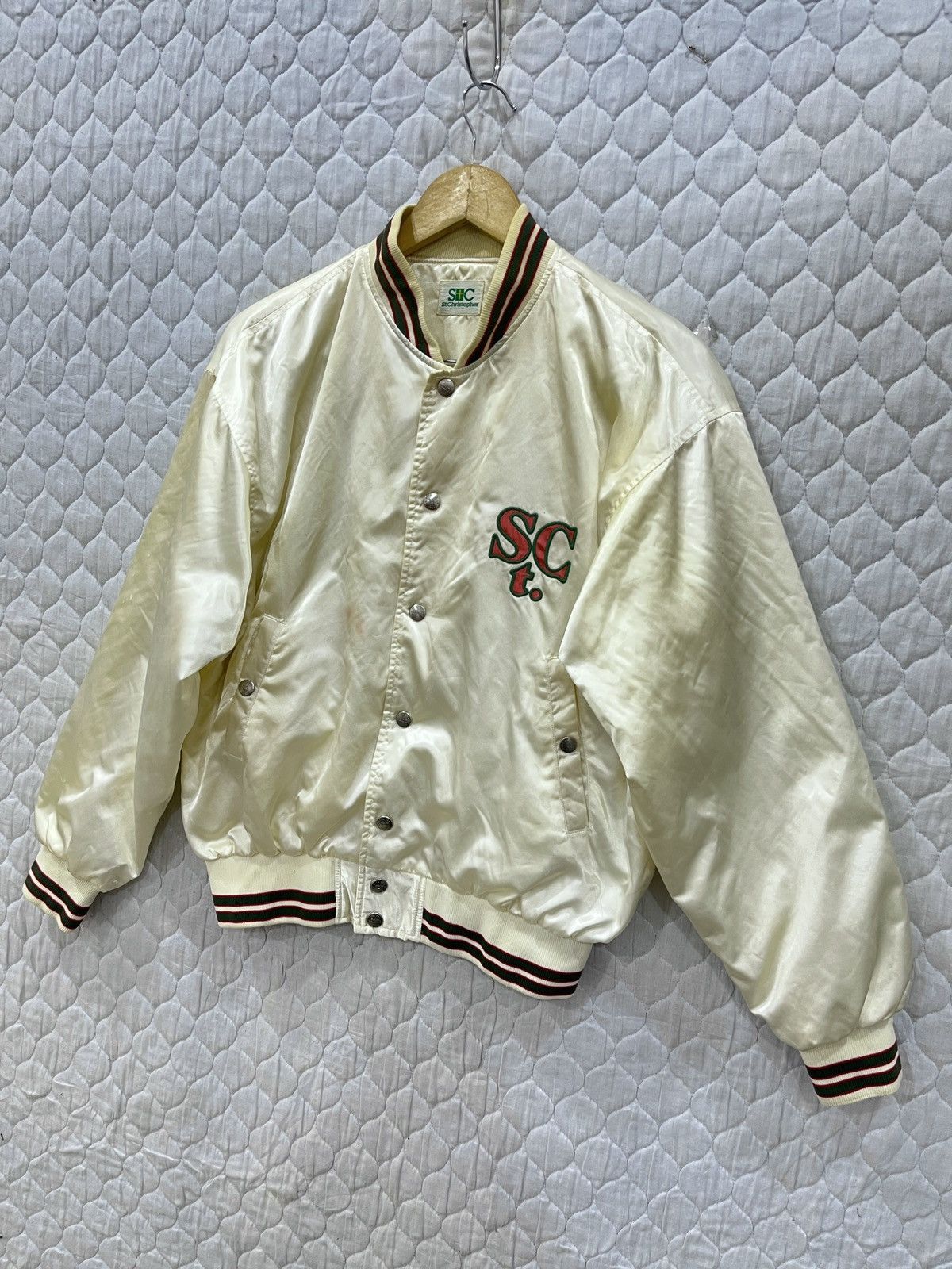 Japanese Brand (Zz). ST CHRISTOPHER VARSITY JACKET Size US M / EU 48-50 / 2 - 5 Thumbnail