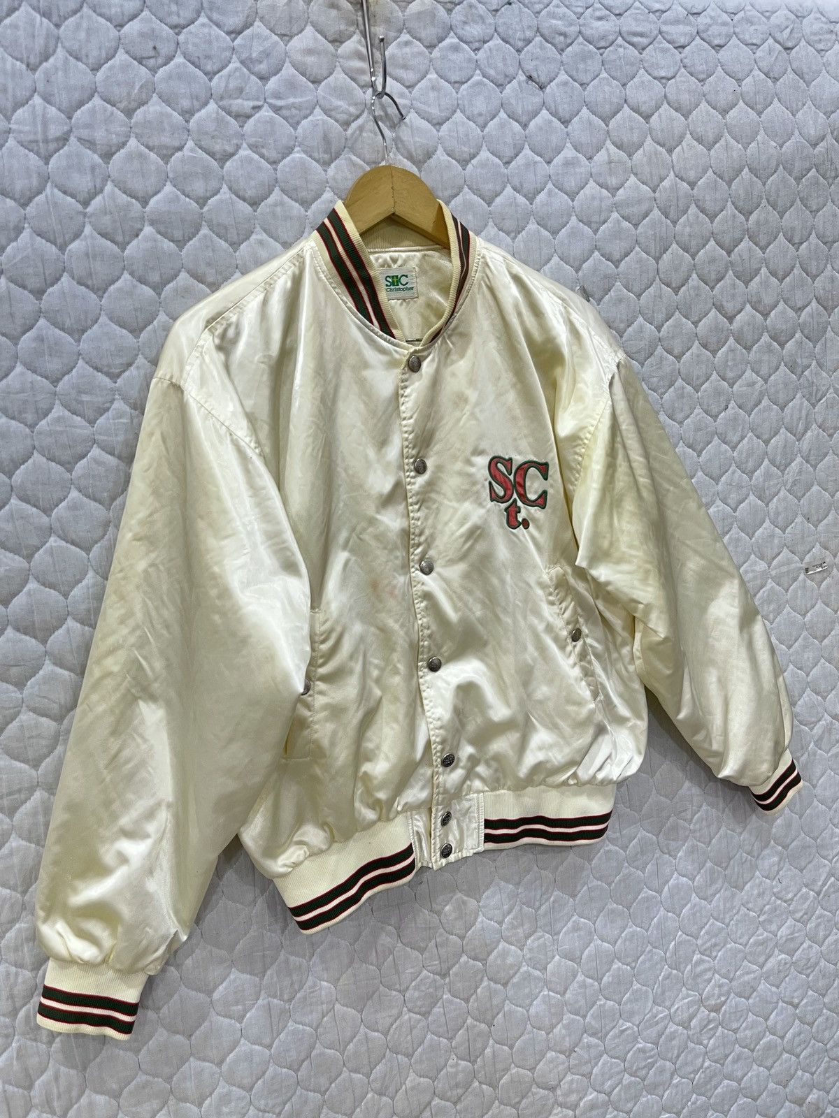 Japanese Brand (Zz). ST CHRISTOPHER VARSITY JACKET Size US M / EU 48-50 / 2 - 6 Thumbnail