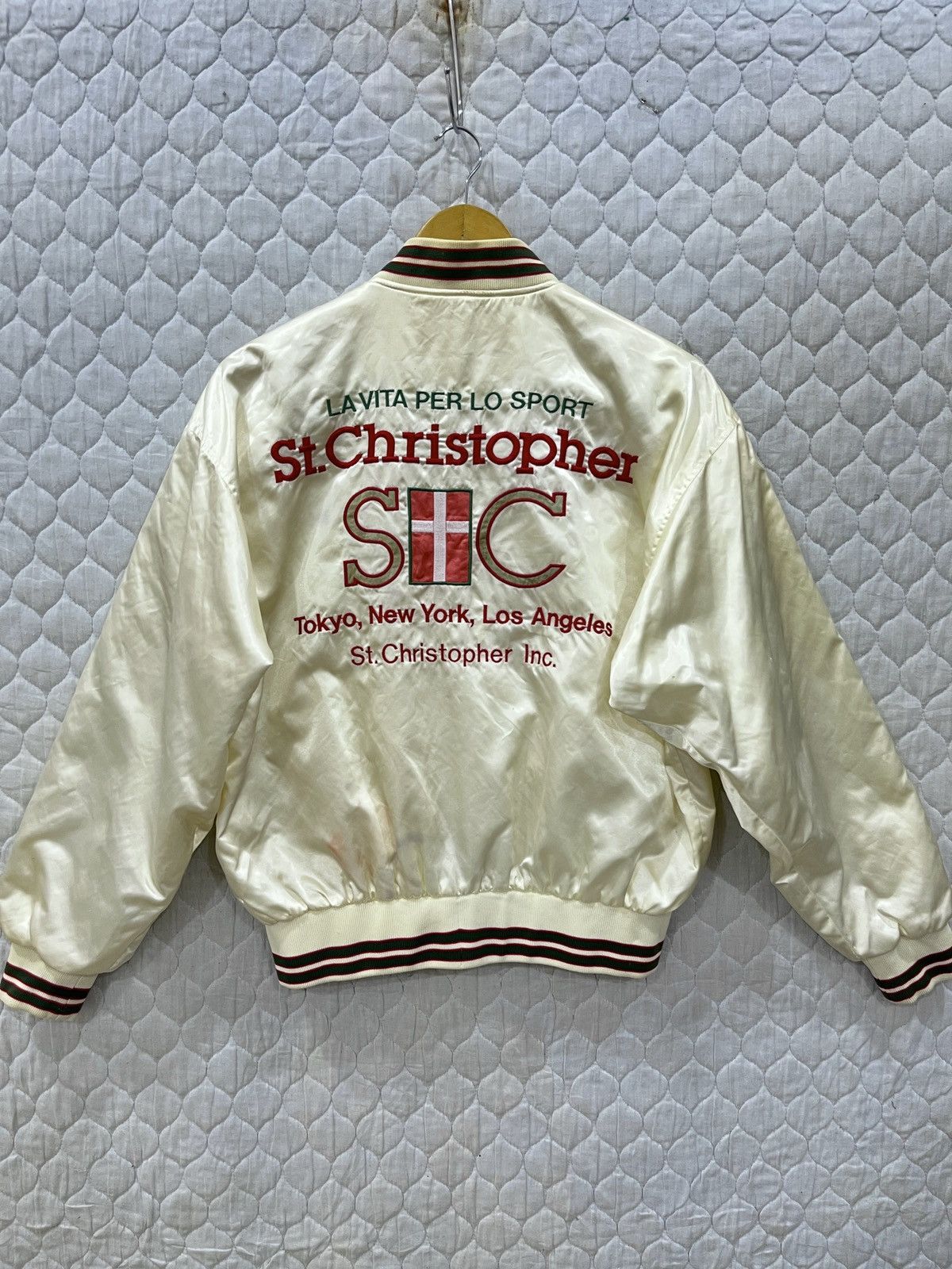 Japanese Brand (Zz). ST CHRISTOPHER VARSITY JACKET Size US M / EU 48-50 / 2 - 1 Thumbnail