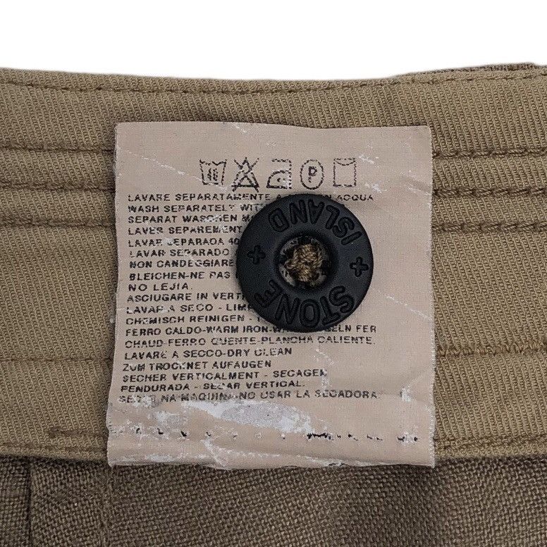 Stone Island 🔥SS 2002 Stone Island Linen Short Pant Size US 31 - 14 Thumbnail