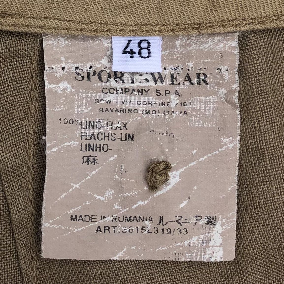 Stone Island 🔥SS 2002 Stone Island Linen Short Pant Size US 31 - 13 Thumbnail