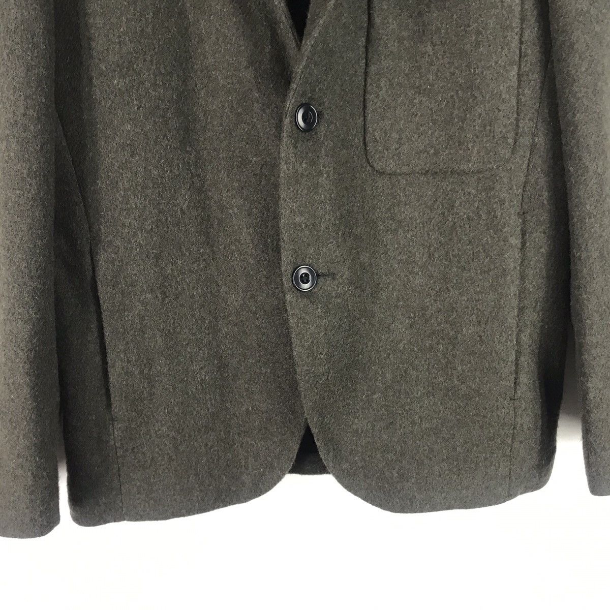 Lemaire × Uniqlo UNIQLO and LEMAIRE WOOL BLENDED SHAWL COLLAR BLAZER JACKET Size 42R - 6 Thumbnail