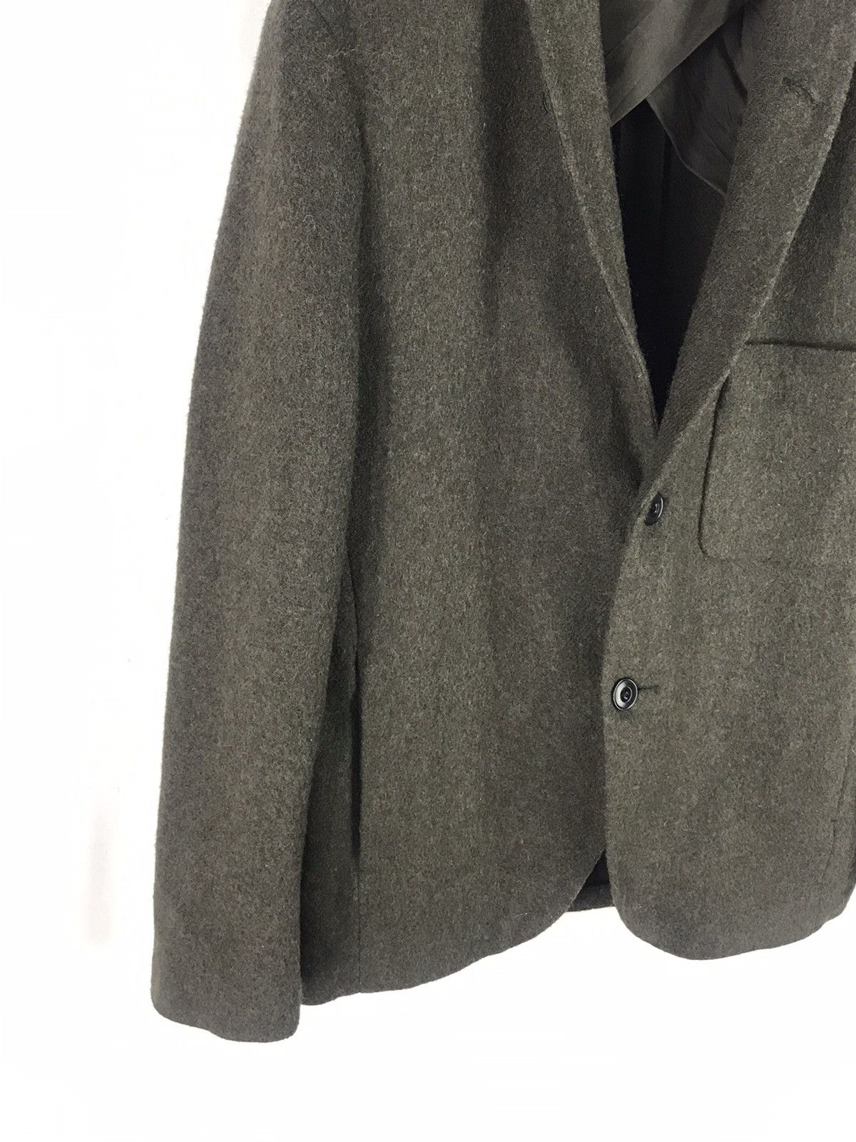 Lemaire × Uniqlo UNIQLO and LEMAIRE WOOL BLENDED SHAWL COLLAR BLAZER JACKET Size 42R - 4 Thumbnail