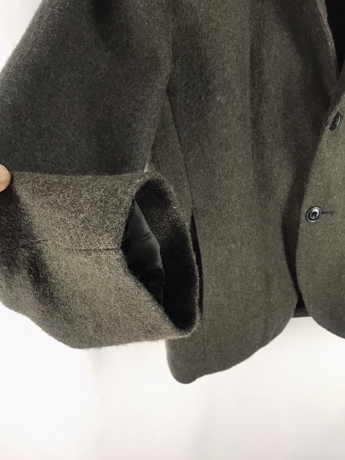 Lemaire × Uniqlo UNIQLO and LEMAIRE WOOL BLENDED SHAWL COLLAR BLAZER JACKET Size 42R - 7 Thumbnail