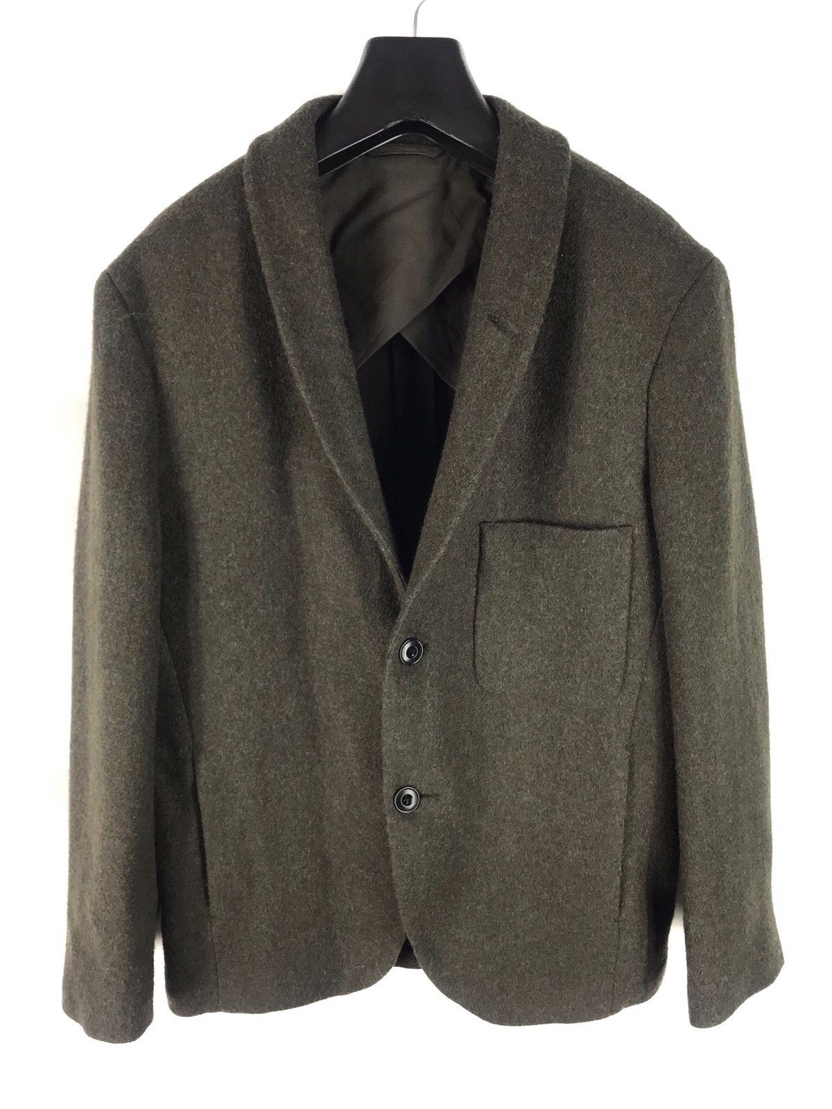 Lemaire × Uniqlo UNIQLO and LEMAIRE WOOL BLENDED SHAWL COLLAR BLAZER JACKET Size 42R - 2 Thumbnail