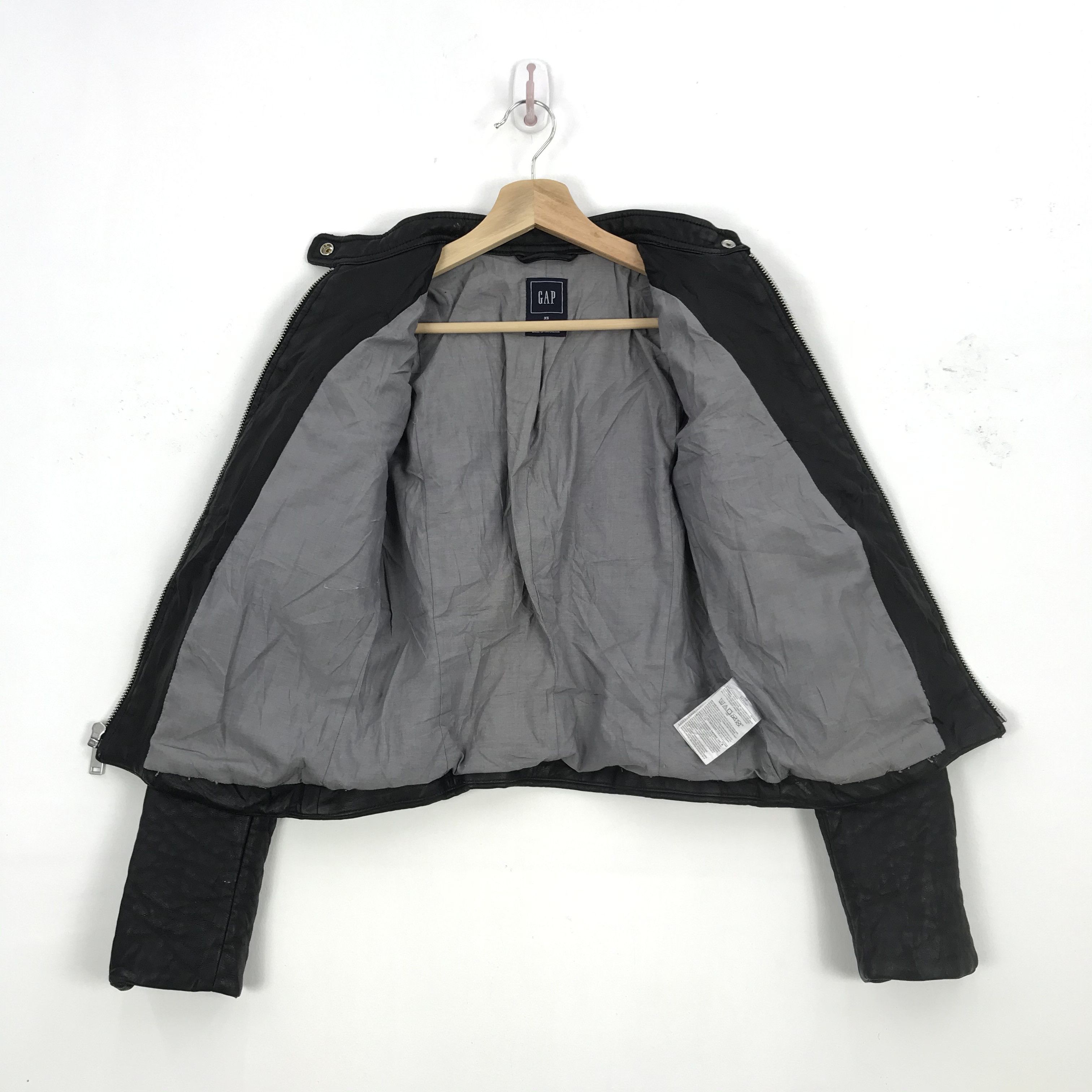 Gap × If Six Was Nine GAP Leather Jacket GAP Jacket Motorcycle Jacket Size US XS / EU 42 / 0 - 5 Thumbnail
