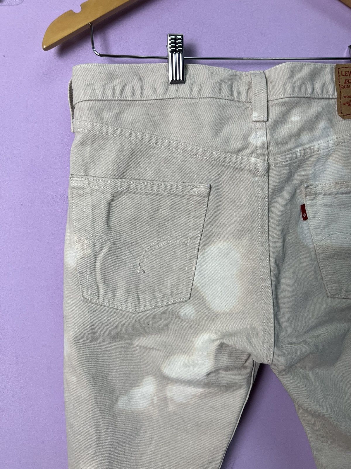 Levi's 🔥Distressed Levis 501 Cropped Denim Size US 34 / EU 50 - 14 Thumbnail