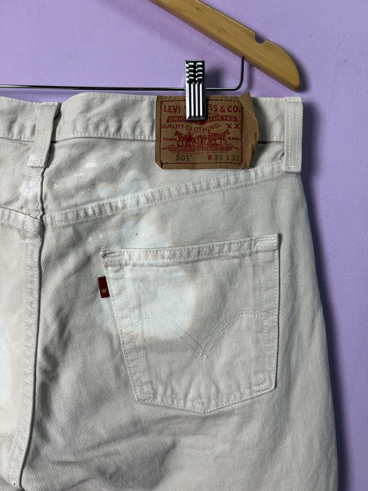Levi's 🔥Distressed Levis 501 Cropped Denim Size US 34 / EU 50 - 13 Thumbnail