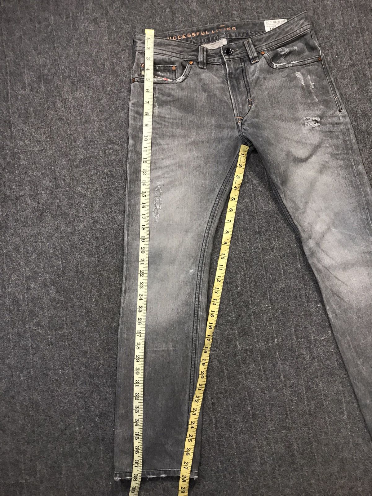 Diesel × Vintage Vintage Diesel Distressed Denim Jeans Size US 32 / EU 48 - 21 Thumbnail