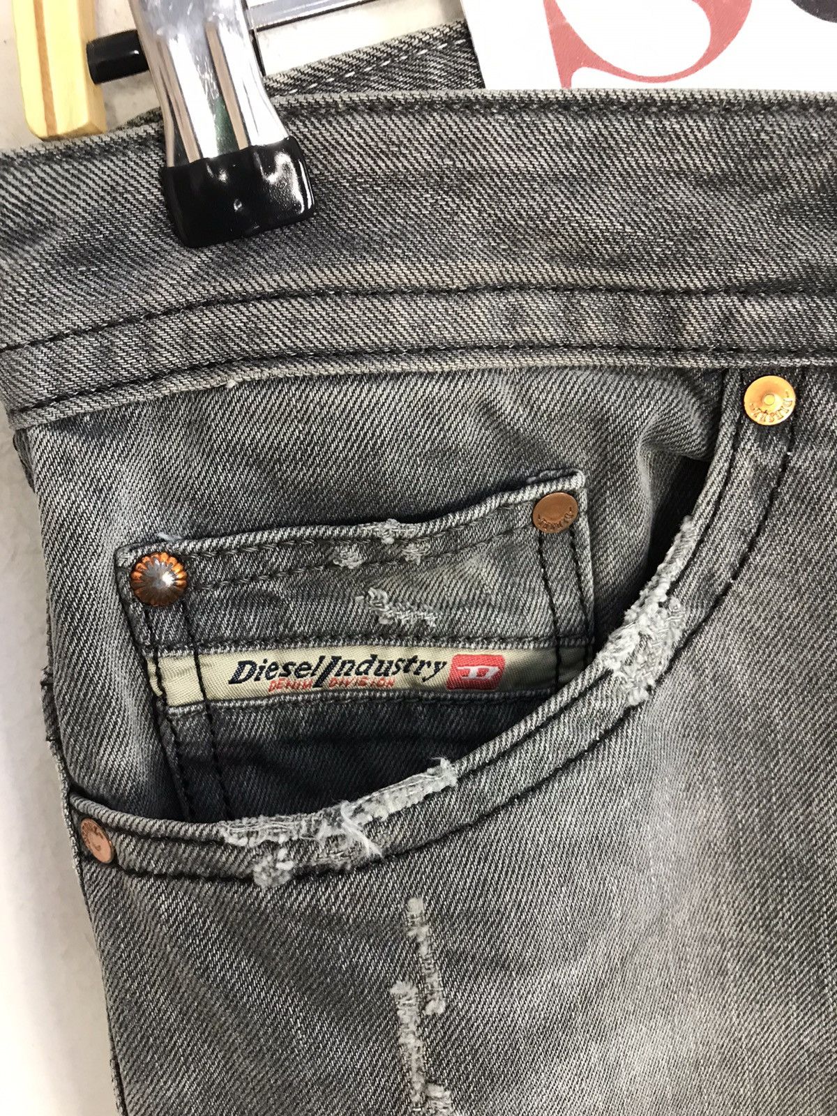 Diesel × Vintage Vintage Diesel Distressed Denim Jeans Size US 32 / EU 48 - 7 Thumbnail