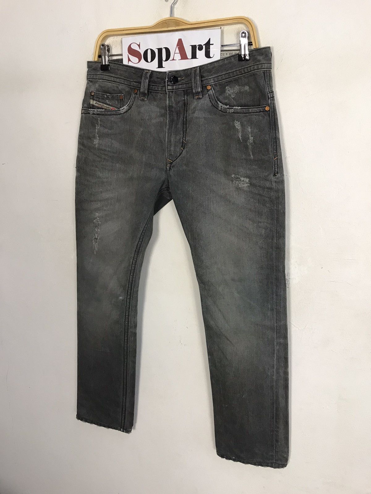 Diesel × Vintage Vintage Diesel Distressed Denim Jeans Size US 32 / EU 48 - 4 Thumbnail