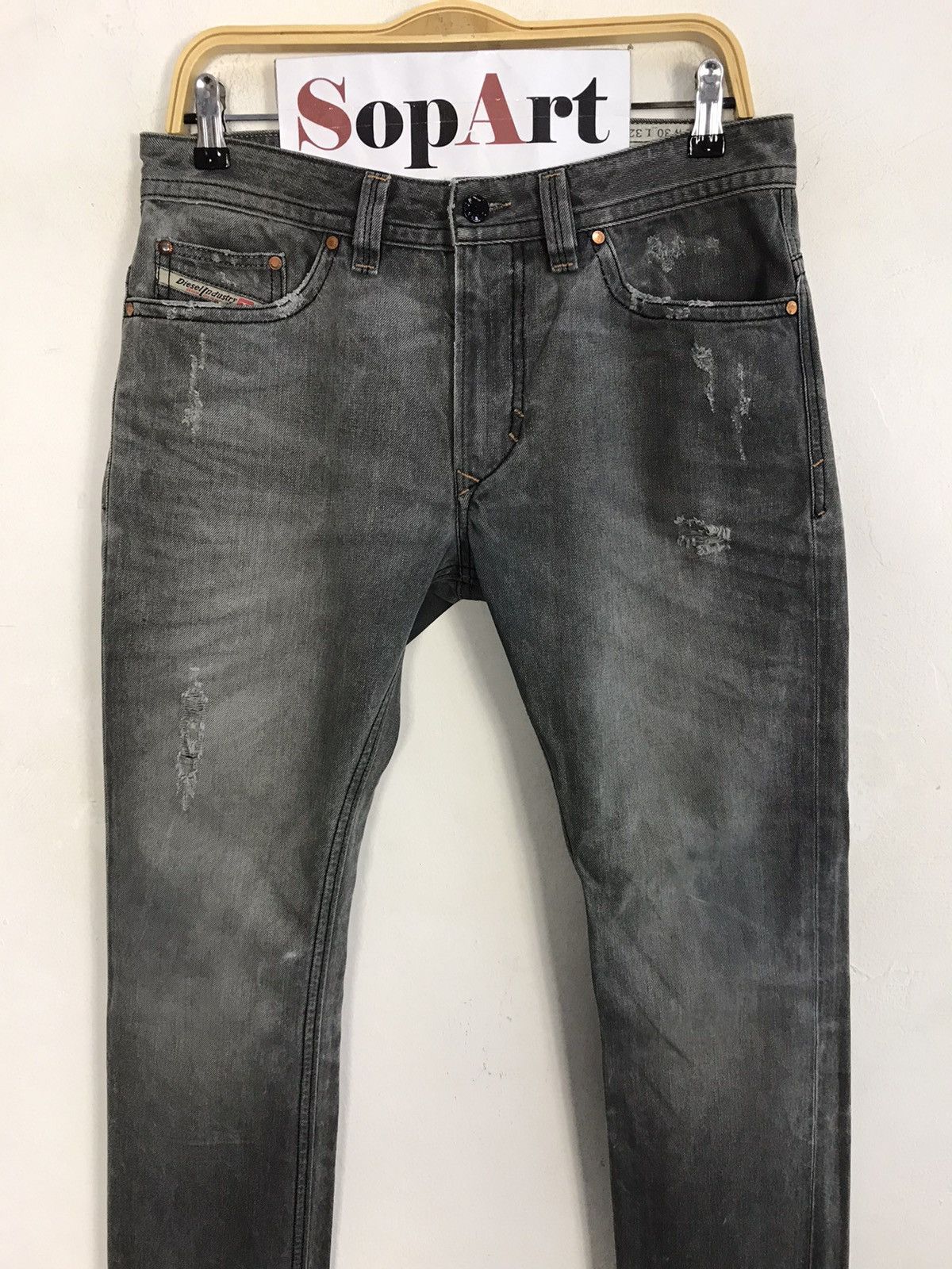 Diesel × Vintage Vintage Diesel Distressed Denim Jeans Size US 32 / EU 48 - 3 Thumbnail