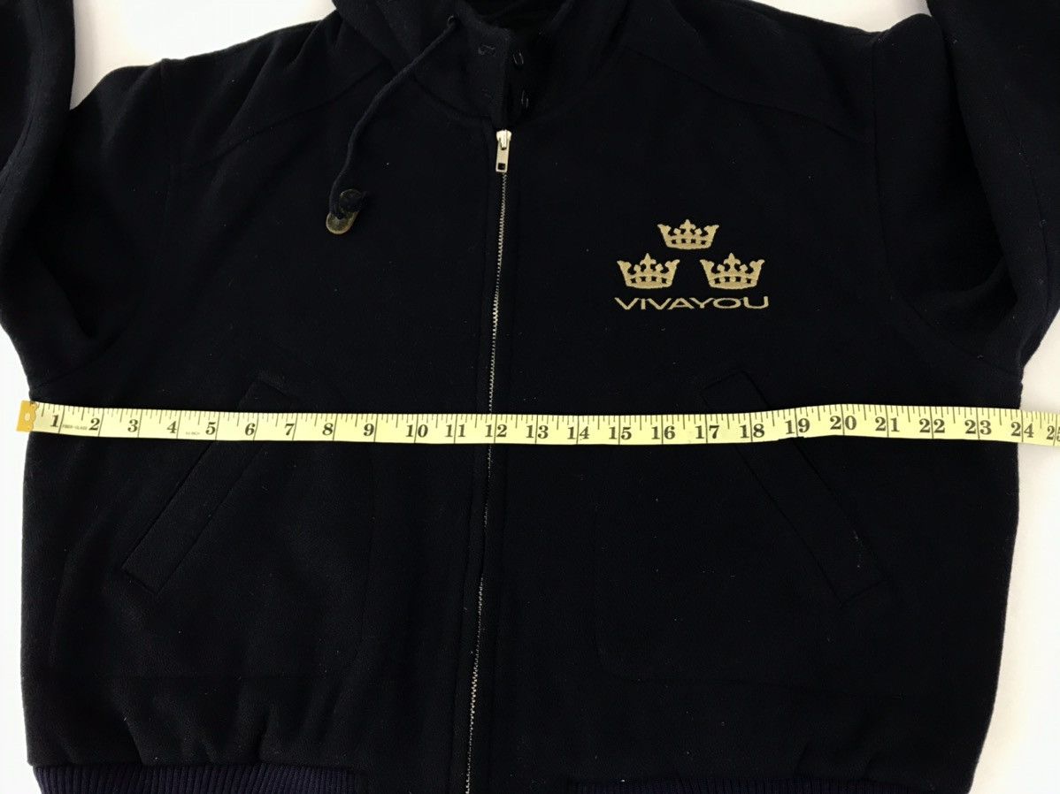 Japanese Brand Vintage Varsity Jacket Hoodies Vivayou Japan Big Crown Logo Size US M / EU 48-50 / 2 - 8 Thumbnail