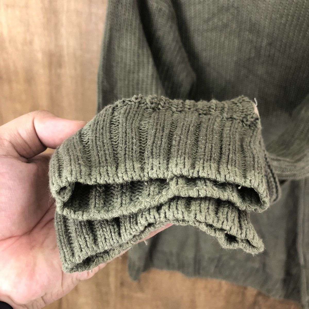 Aran Isles Knitwear × Columbia Columbia Green Cardigan Knitwear vintage #6226 Size US XL / EU 56 / 4 - 4 Thumbnail