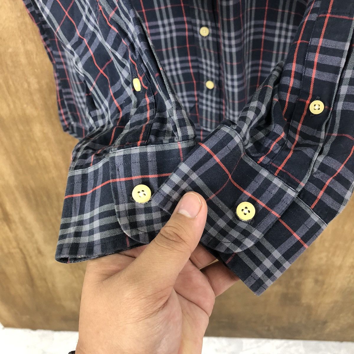 Burberry DLL Burberry london vintage Checkered Flannel #023 Size US M / EU 48-50 / 2 - 6 Thumbnail