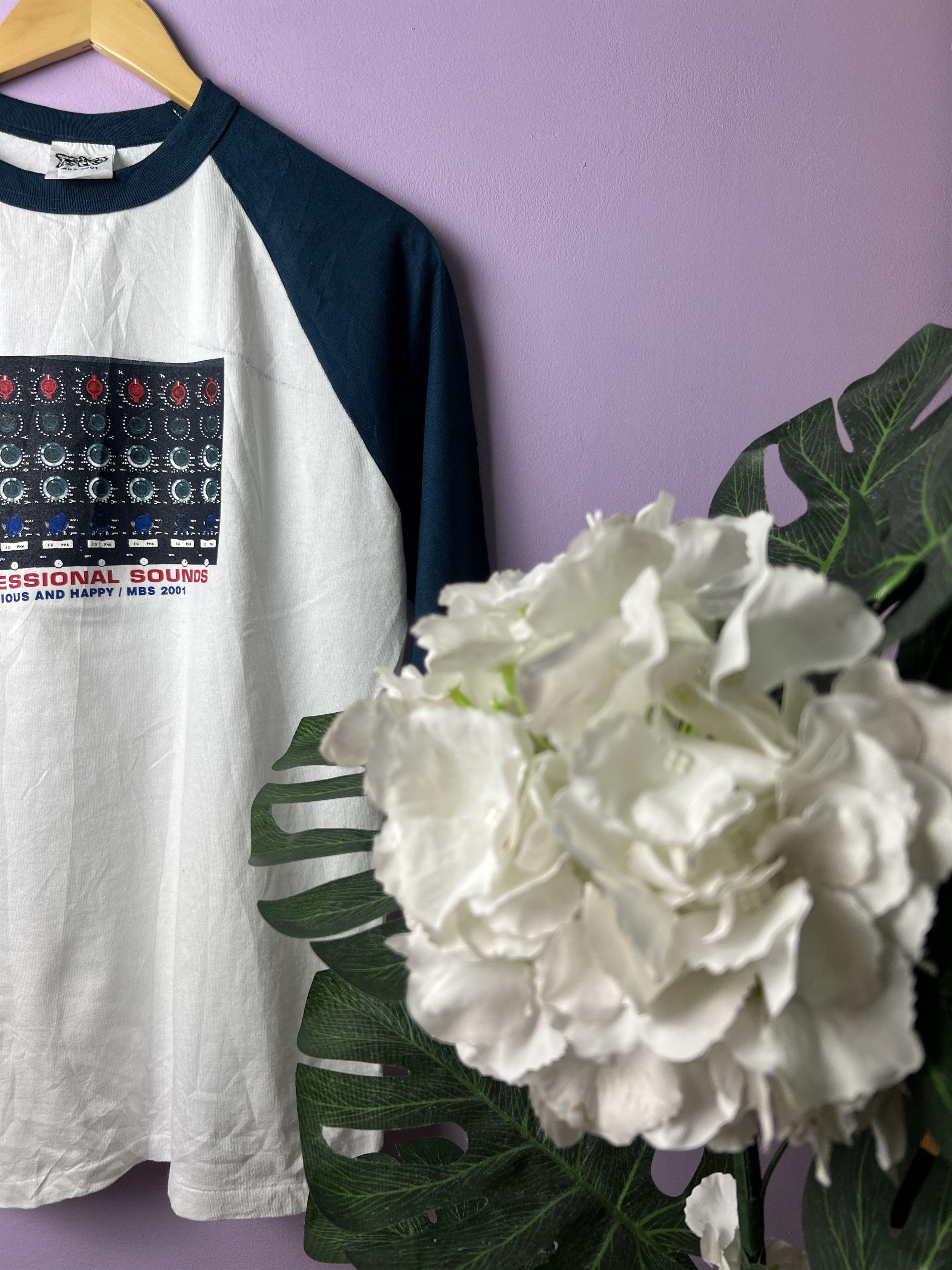 Vintage 🔥Vintage 2001 Professional Sound 3q Raglan Tees Size US M / EU 48-50 / 2 - 6 Thumbnail