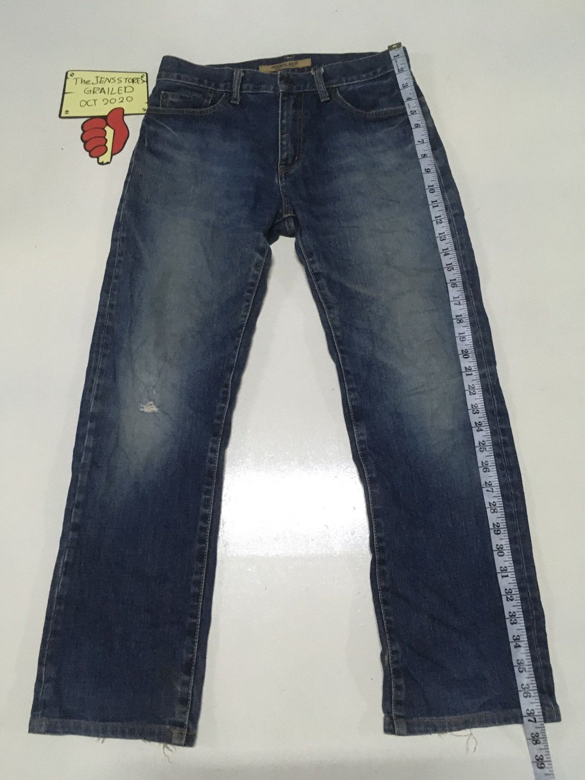 Japanese Brand × Uniqlo × Vintage Vintage s-002 original basic distressed jeans japan Size US 30 / EU 46 - 2 Thumbnail
