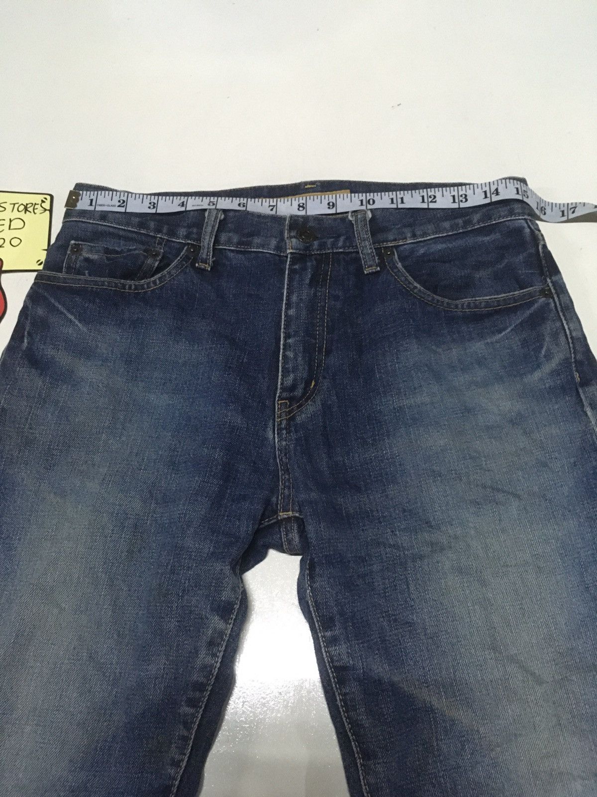 Japanese Brand × Uniqlo × Vintage Vintage s-002 original basic distressed jeans japan Size US 30 / EU 46 - 4 Thumbnail