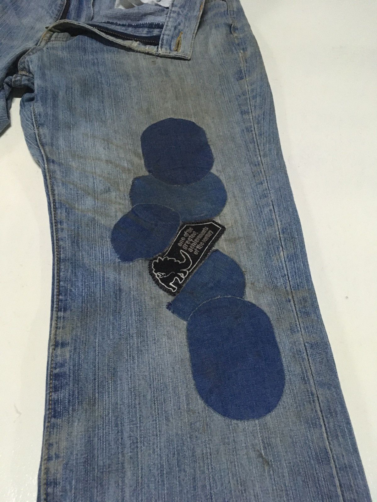 Japanese Brand × Vintage Vintage guaranteed distressed jeans Japan Size US 34 / EU 50 - 8 Thumbnail