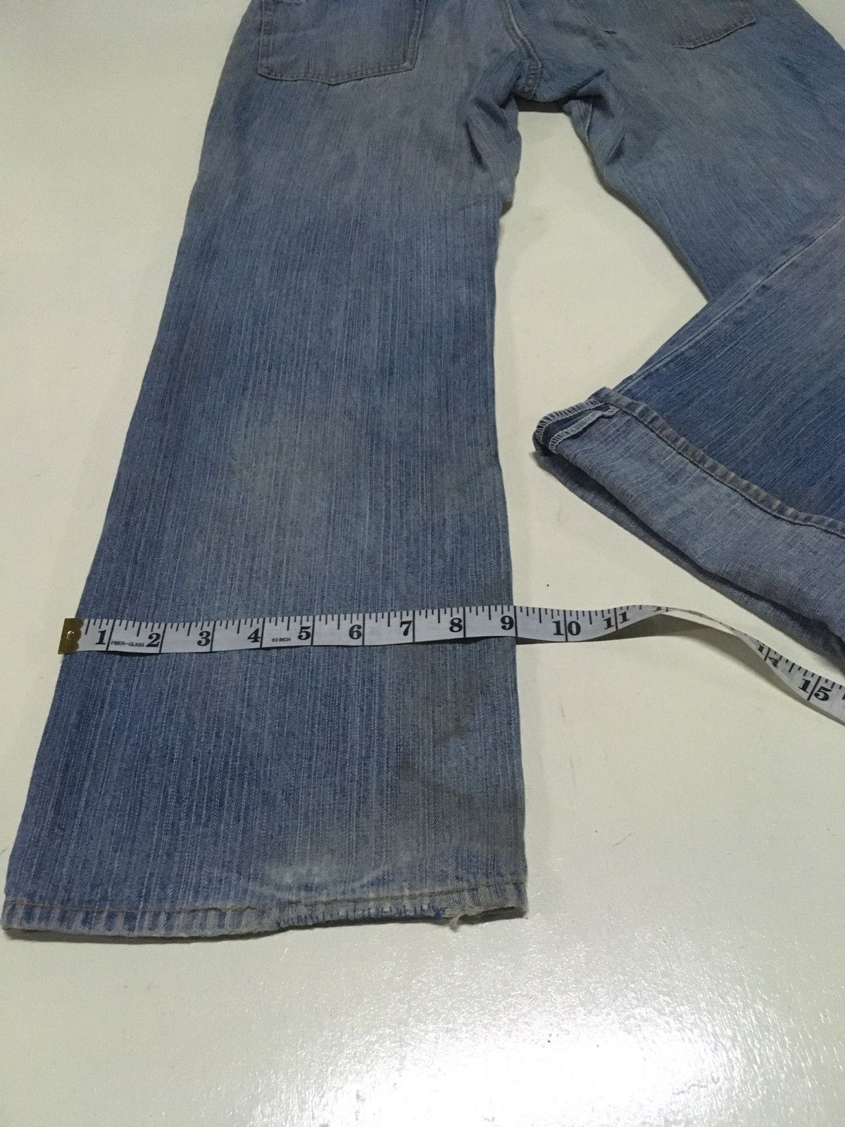 Japanese Brand × Vintage Vintage guaranteed distressed jeans Japan Size US 34 / EU 50 - 7 Thumbnail