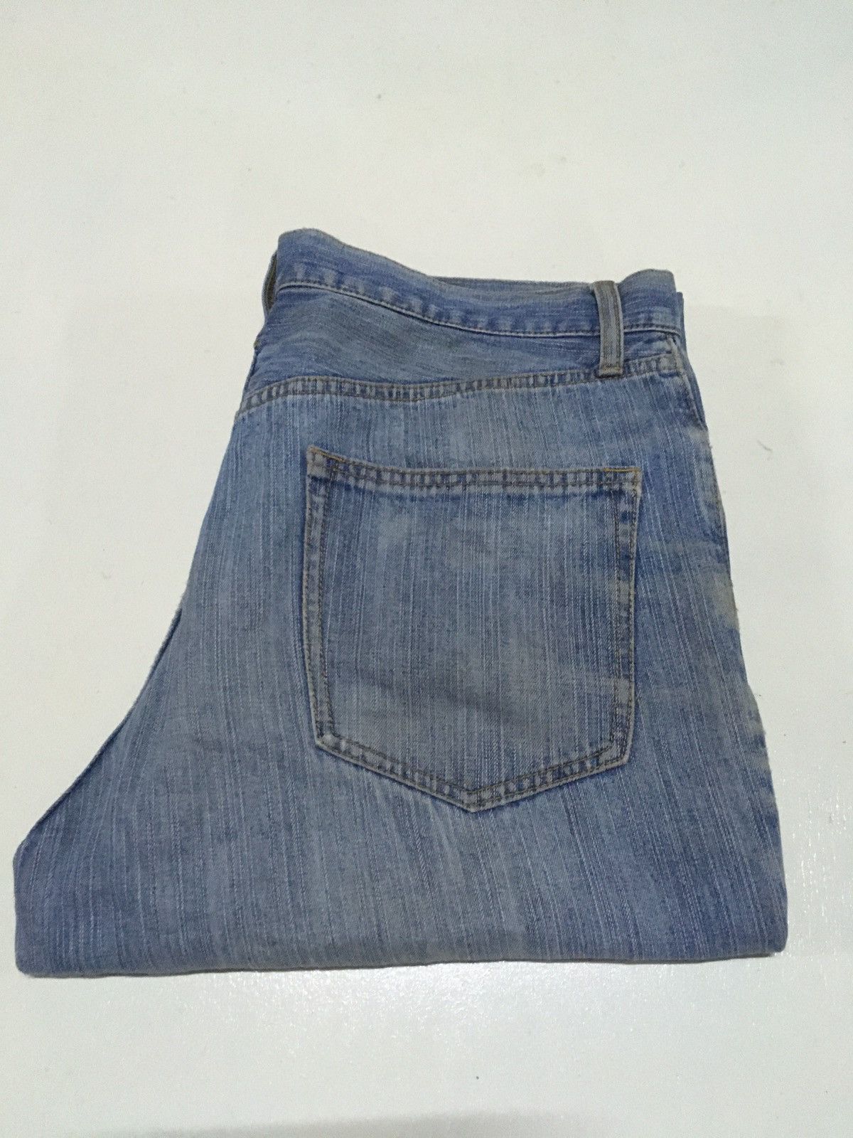 Japanese Brand × Vintage Vintage guaranteed distressed jeans Japan Size US 34 / EU 50 - 1 Thumbnail