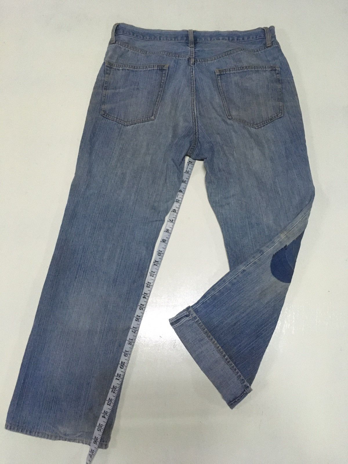 Japanese Brand × Vintage Vintage guaranteed distressed jeans Japan Size US 34 / EU 50 - 3 Thumbnail