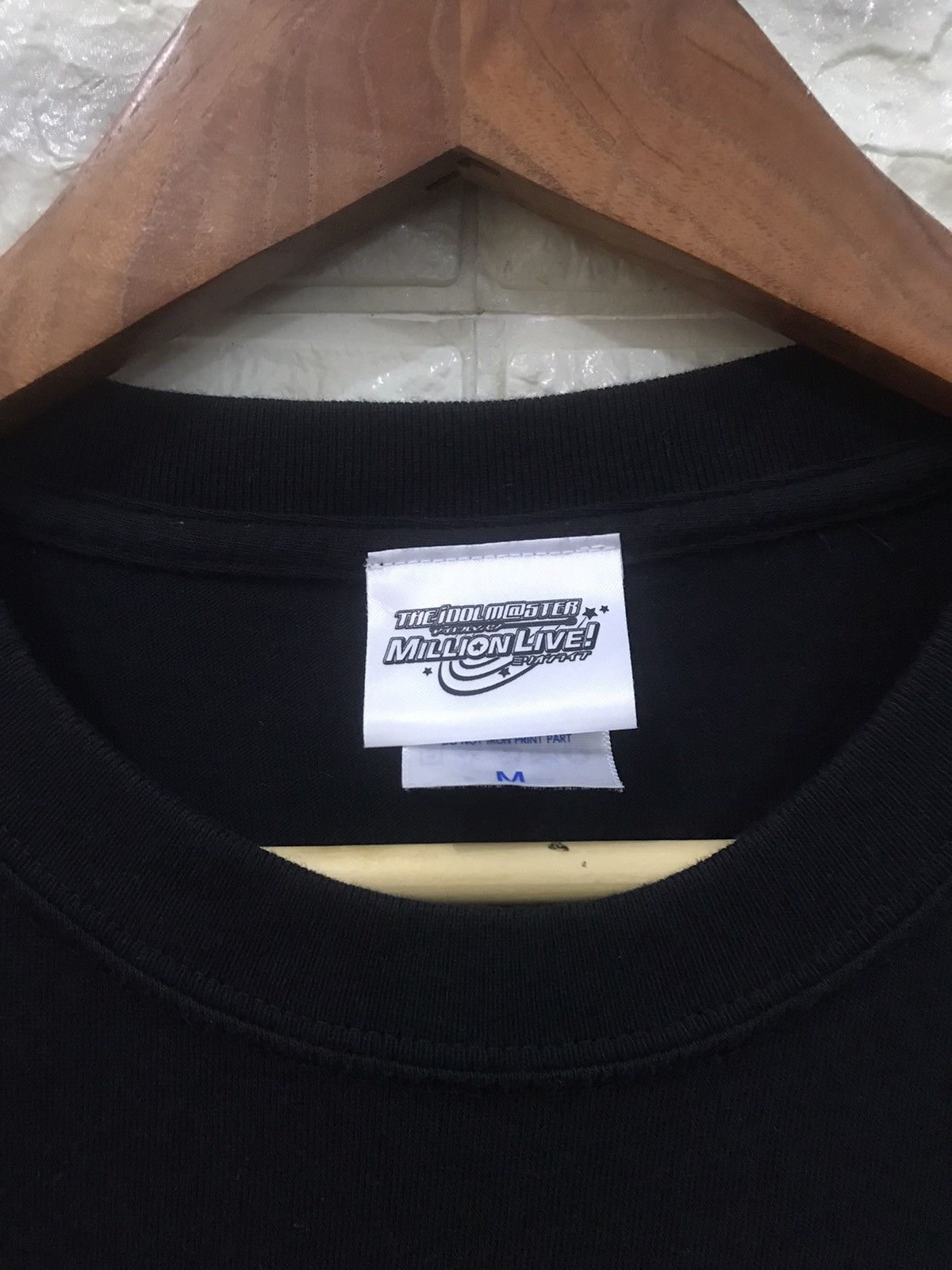 Japanese Brand Vintage The Idol Master Series Black Tee Size US M / EU 48-50 / 2 - 5 Thumbnail