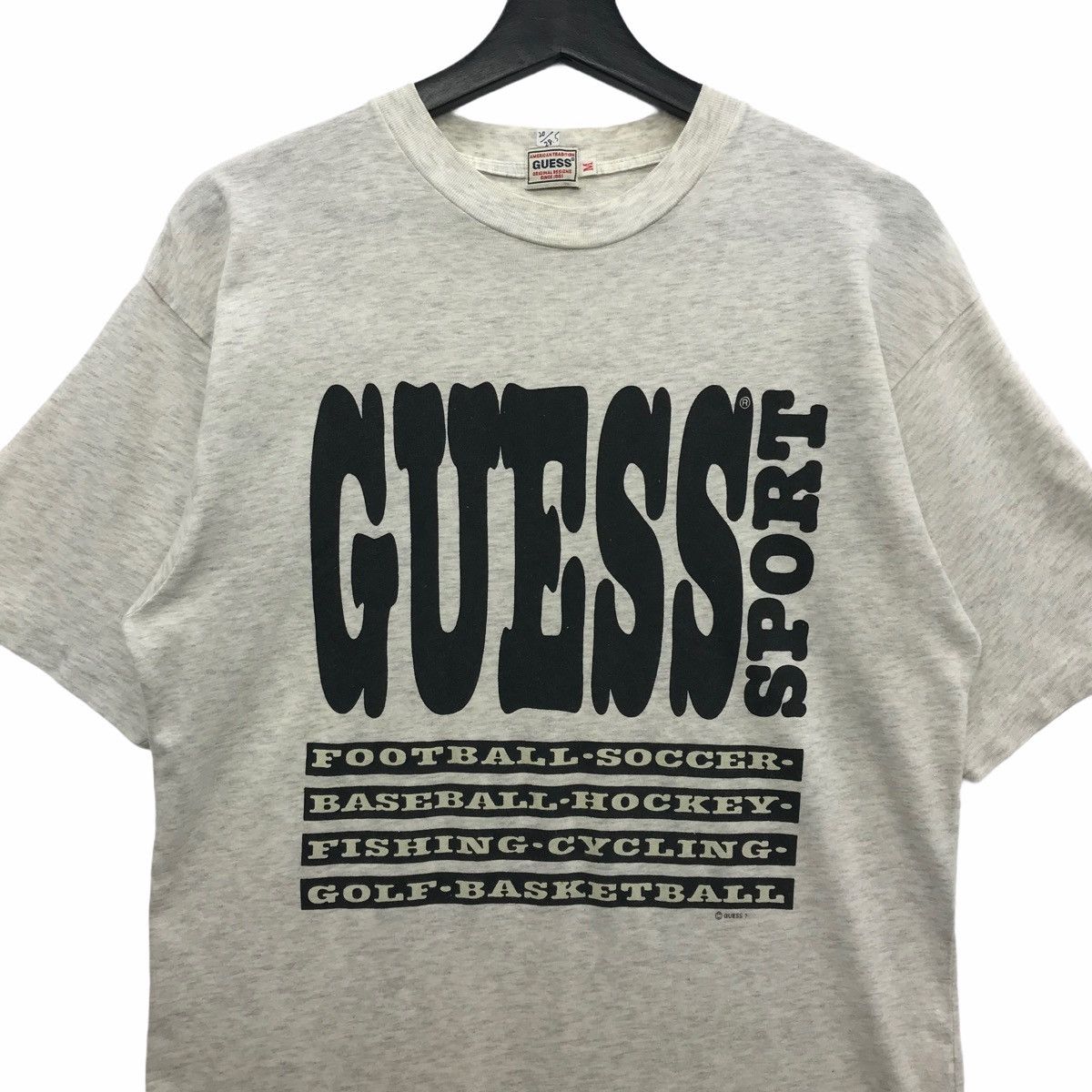 Guess × Vintage Vintage GUESS SPORT 90s Men TShirt Size US M / EU 48-50 / 2 - 2 Thumbnail