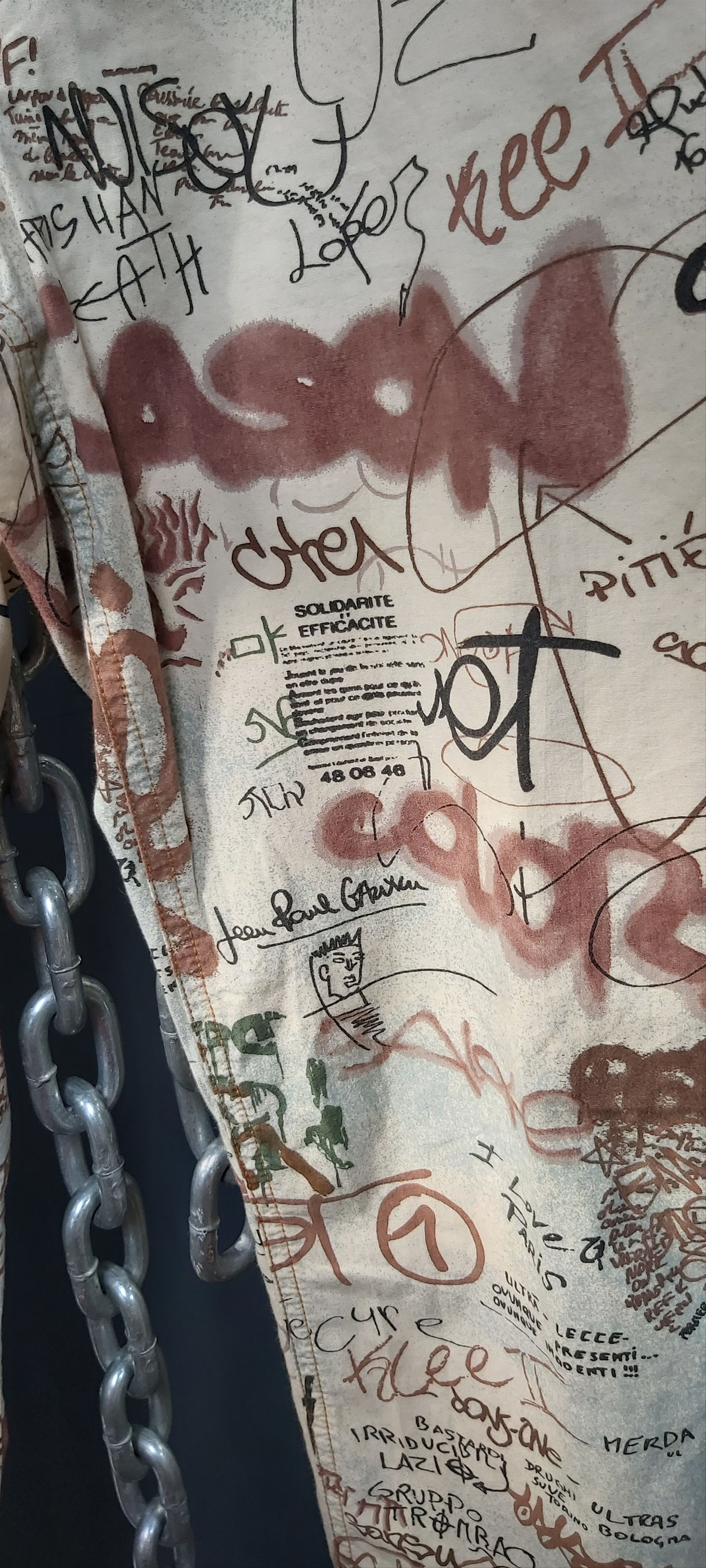 Jean Paul Gaultier Jean Paul Gaultier Graffiti Pants Size US 27 - 3 Thumbnail