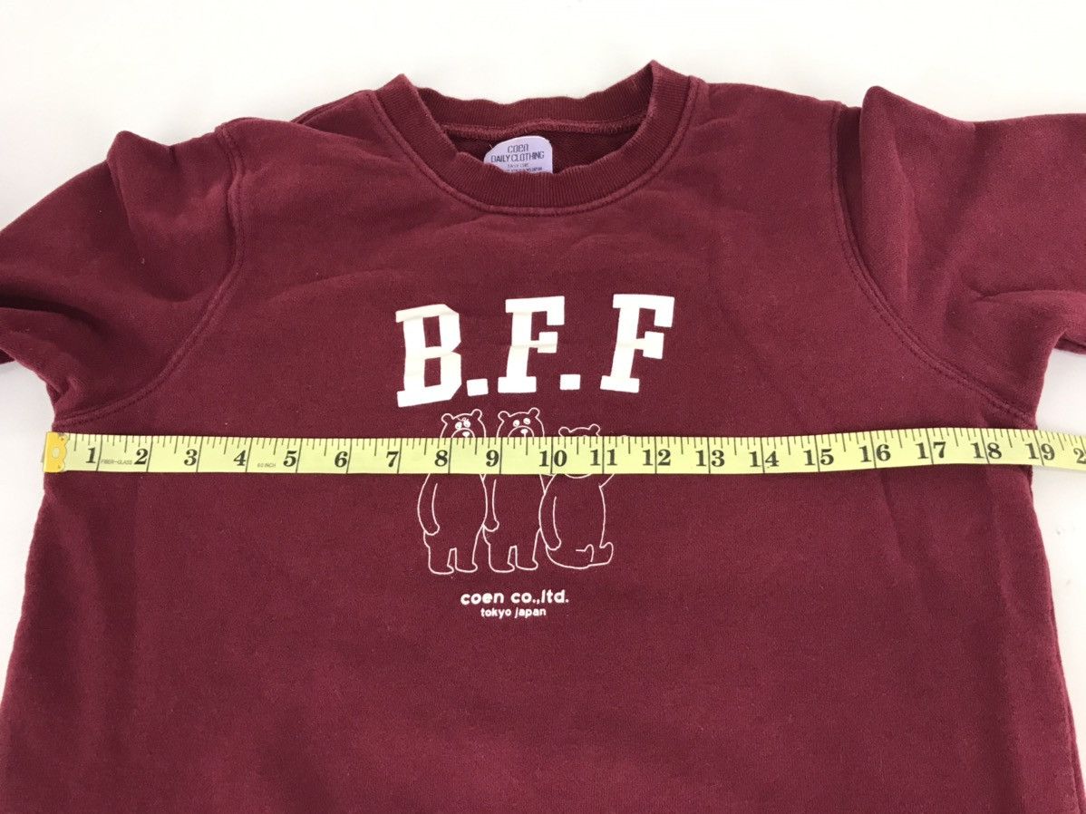 Japanese Brand Vintage Bff Coen Clothing Sweatshirt Pull Over Big Logo Size US M / EU 48-50 / 2 - 7 Thumbnail