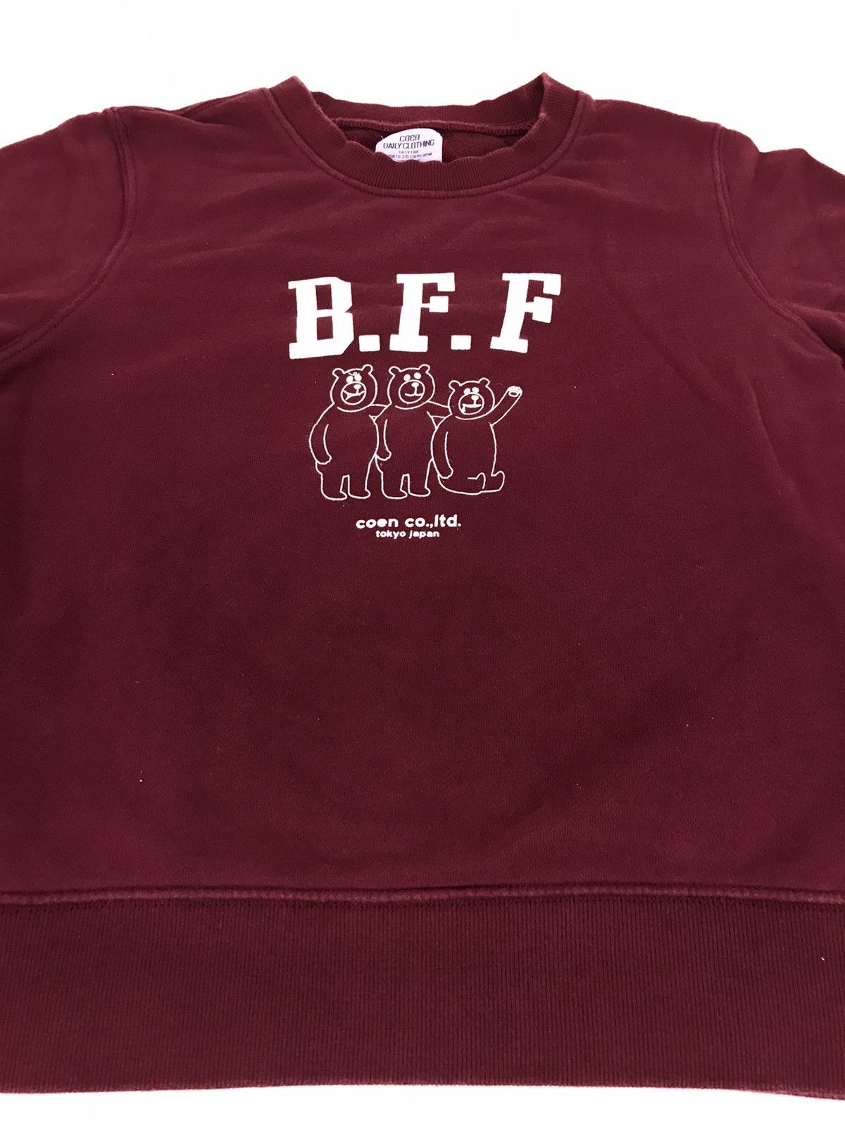 Japanese Brand Vintage Bff Coen Clothing Sweatshirt Pull Over Big Logo Size US M / EU 48-50 / 2 - 3 Thumbnail