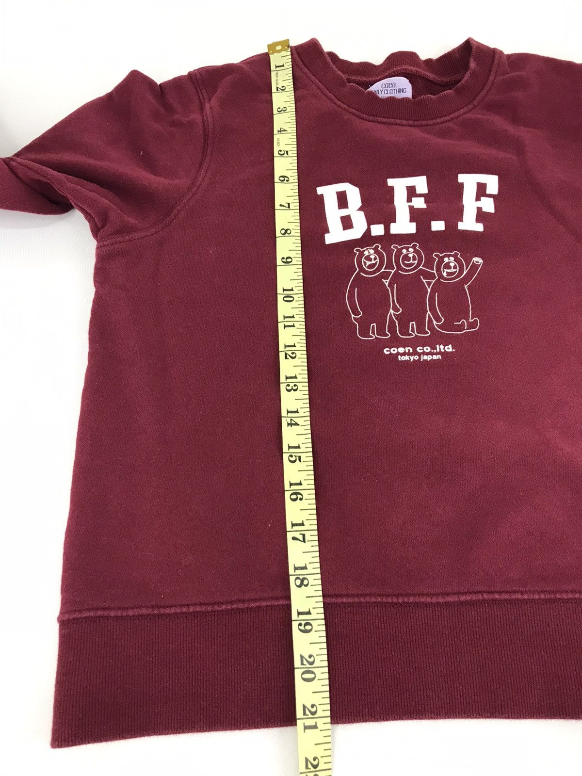 Japanese Brand Vintage Bff Coen Clothing Sweatshirt Pull Over Big Logo Size US M / EU 48-50 / 2 - 8 Thumbnail