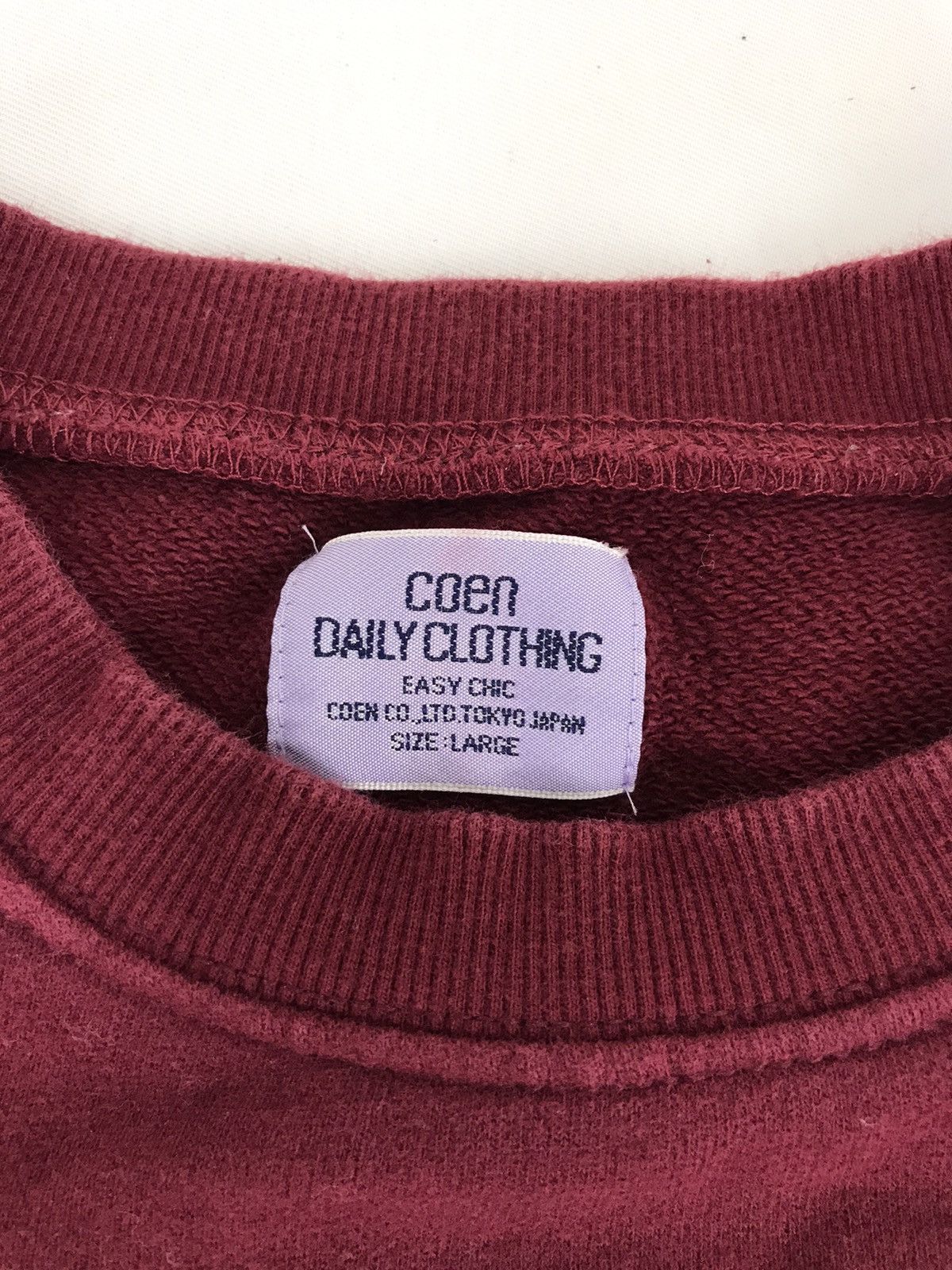 Japanese Brand Vintage Bff Coen Clothing Sweatshirt Pull Over Big Logo Size US M / EU 48-50 / 2 - 4 Thumbnail