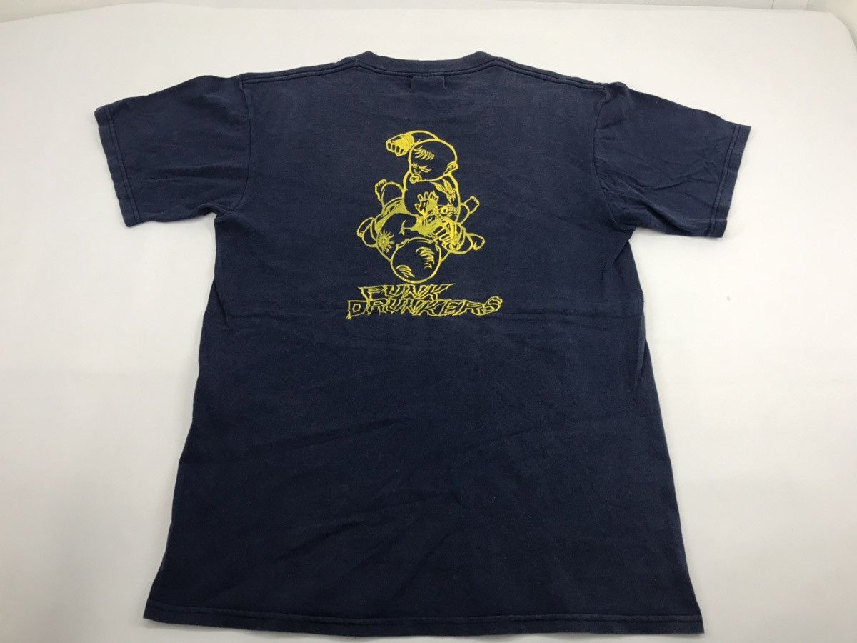 image of Made In USA x Seditionaries Vintage 90's P.d.s. Punk Drunkers Street Wear Usa Baby Art in Blue (Siz