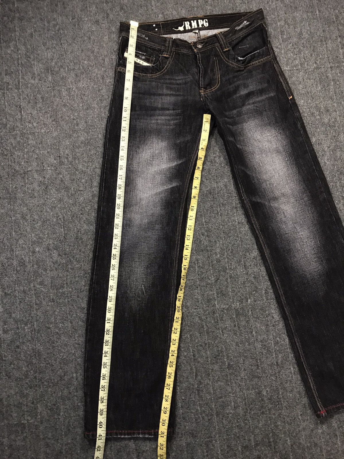 Japanese Brand × Vintage Vintage RMPG Black Clour Wash Denim Style Size US 31 - 19 Thumbnail