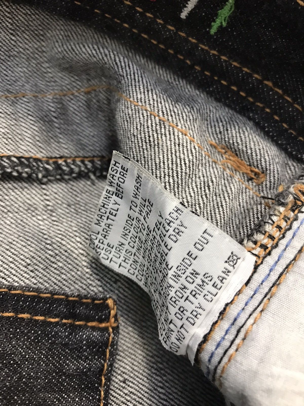Japanese Brand × Vintage Vintage RMPG Black Clour Wash Denim Style Size US 31 - 16 Thumbnail