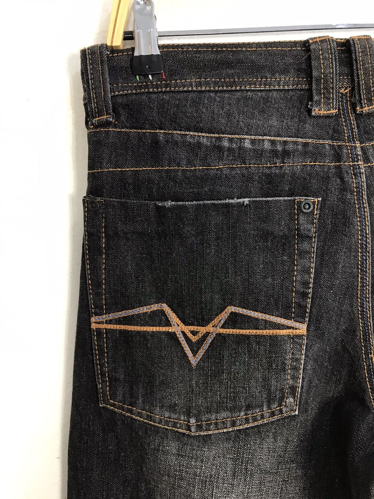 Japanese Brand × Vintage Vintage RMPG Black Clour Wash Denim Style Size US 31 - 12 Thumbnail