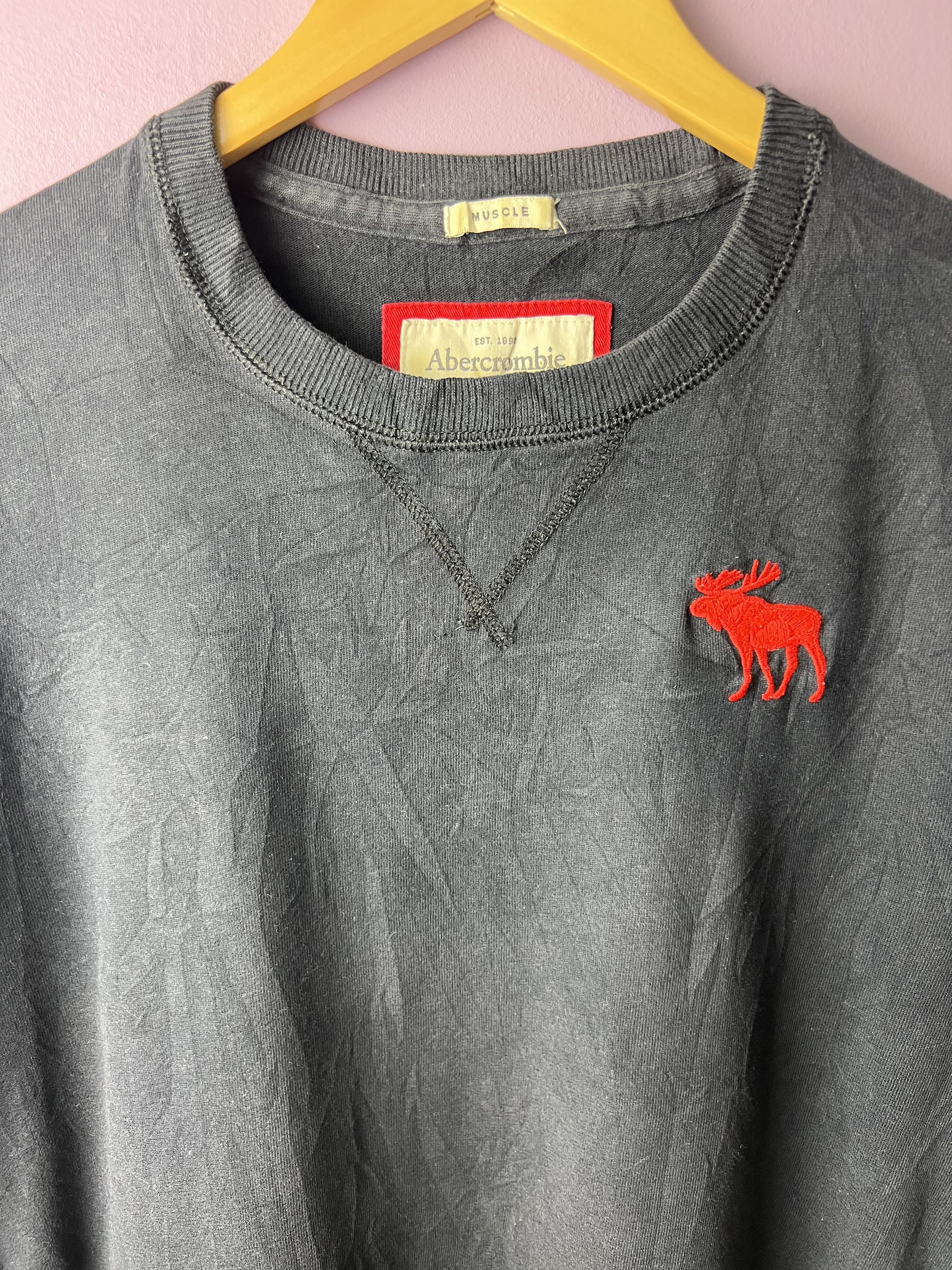 Abercrombie & Fitch 🔥Vintage Abercrombie & Fitch LS Logo Tees Size US M / EU 48-50 / 2 - 10 Thumbnail