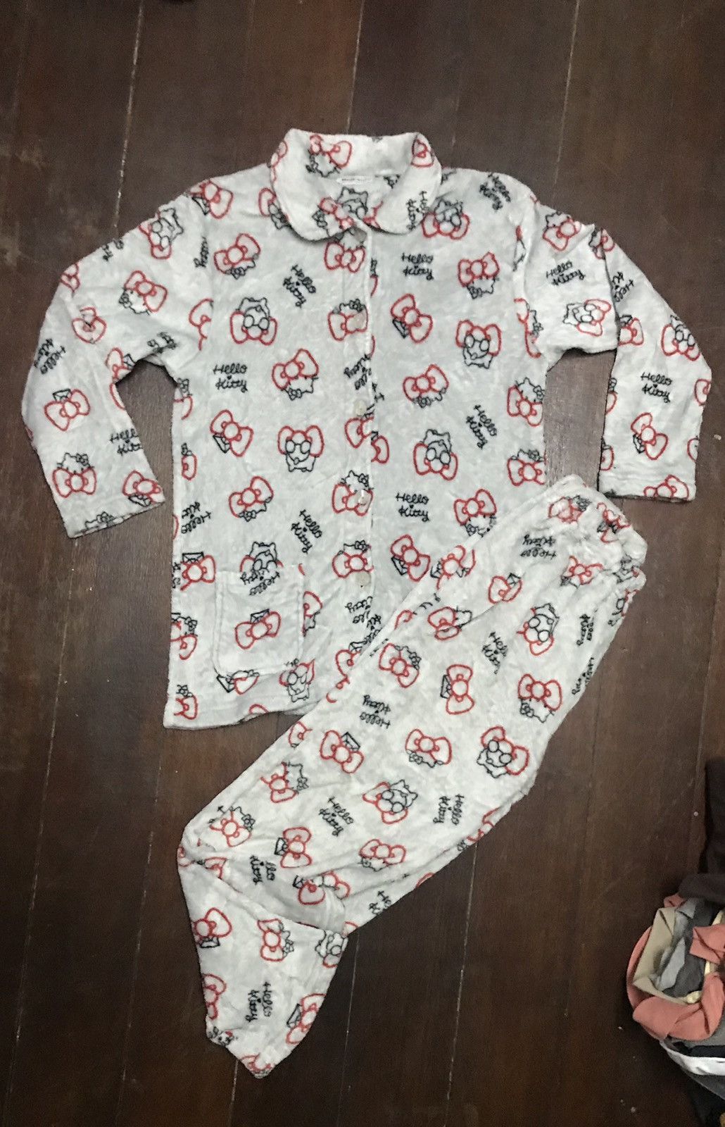 Japanese Brand × Vintage Hello kitty fullprint pyjamas one set size M Size US M / EU 48-50 / 2 - 8 Thumbnail
