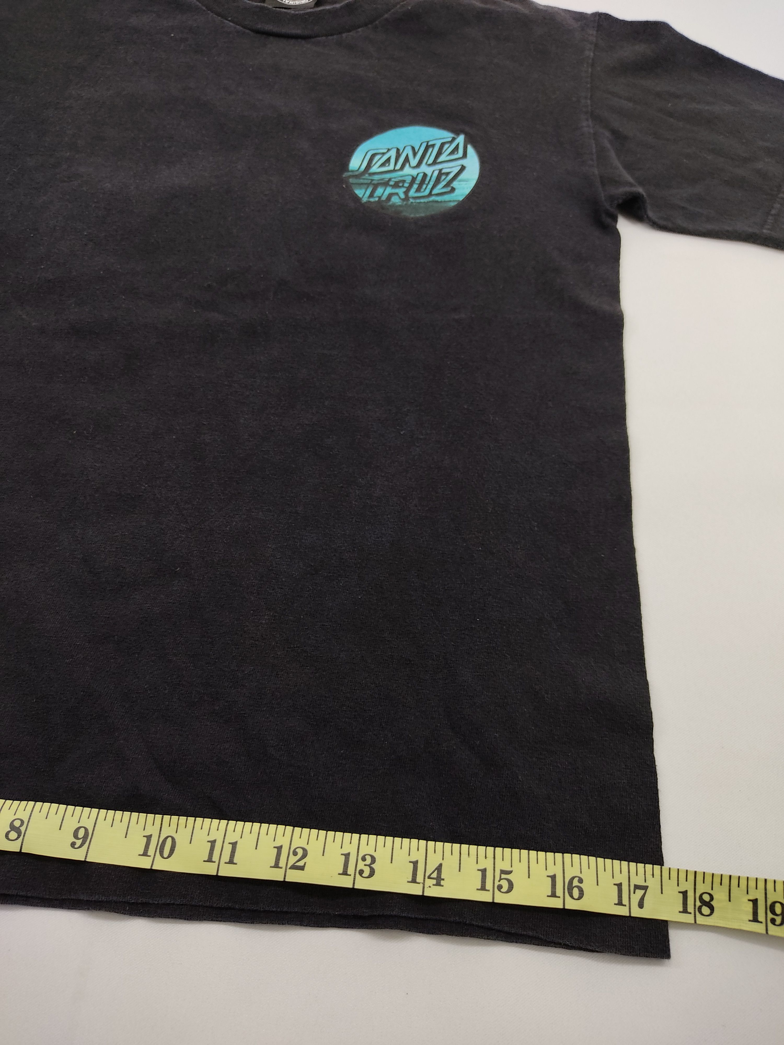 Santa Cruz Skateboards Santa Cruz Black Label Skate Tee Big Logo Ocean Unisex Size S / US 4 / IT 40 - 9 Thumbnail