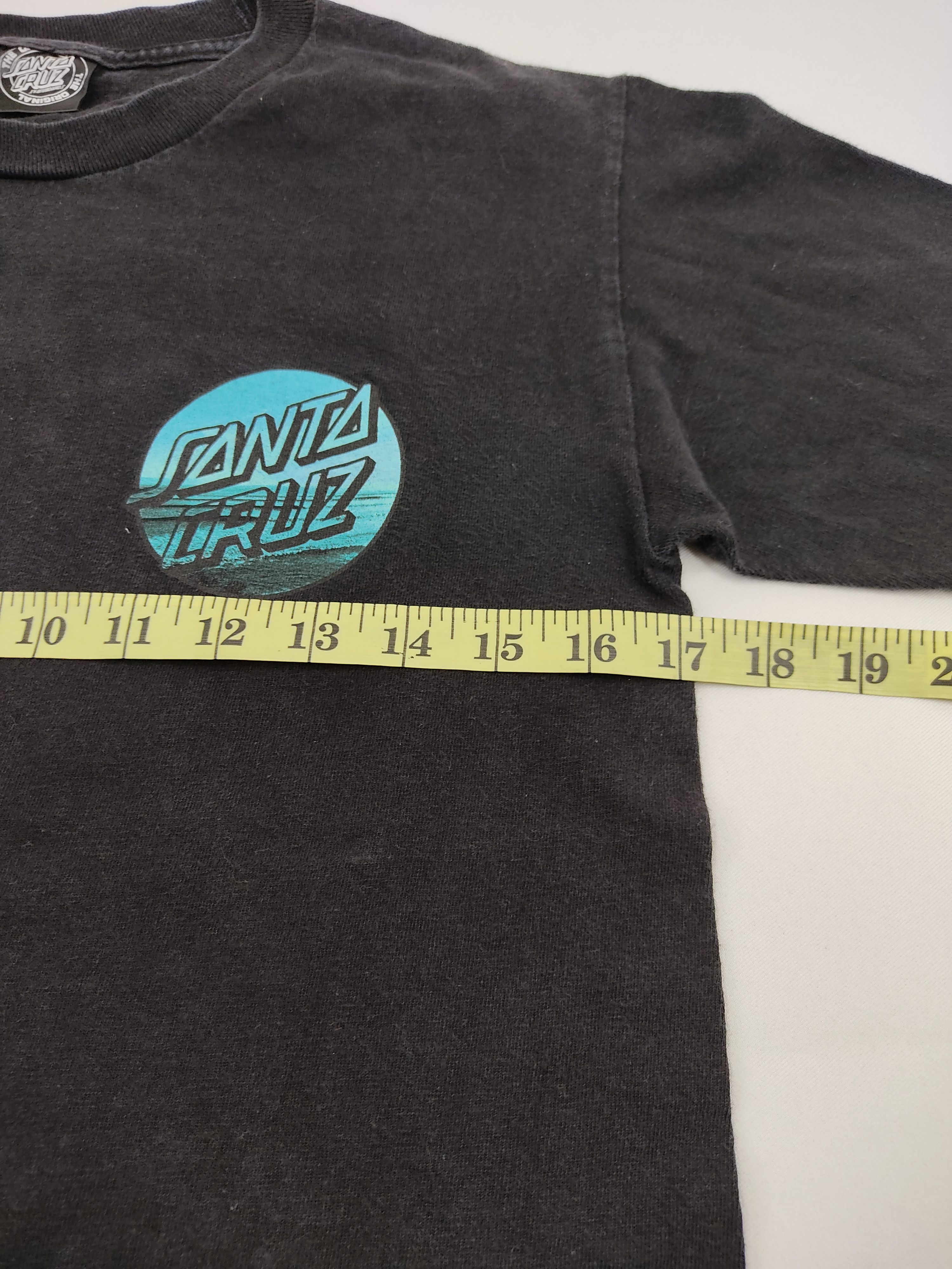 Santa Cruz Skateboards Santa Cruz Black Label Skate Tee Big Logo Ocean Unisex Size S / US 4 / IT 40 - 8 Thumbnail