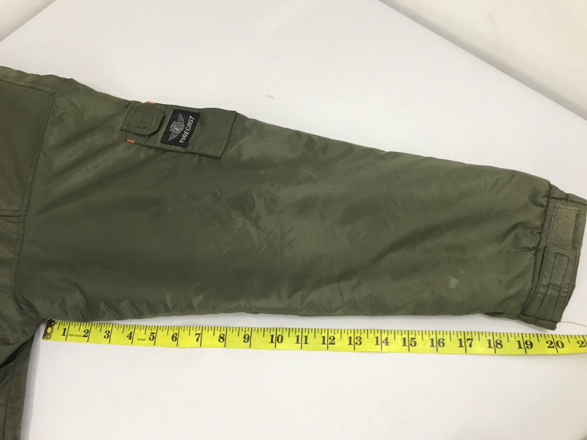 Japanese Brand Forecast Bomber Jacket Military Style Quilted Padded Size US XL / EU 56 / 4 - 17 Thumbnail