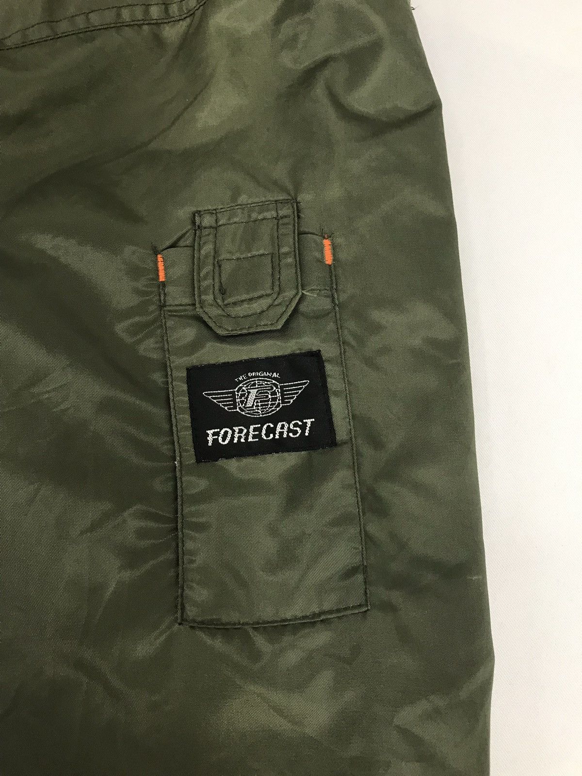 Japanese Brand Forecast Bomber Jacket Military Style Quilted Padded Size US XL / EU 56 / 4 - 14 Thumbnail