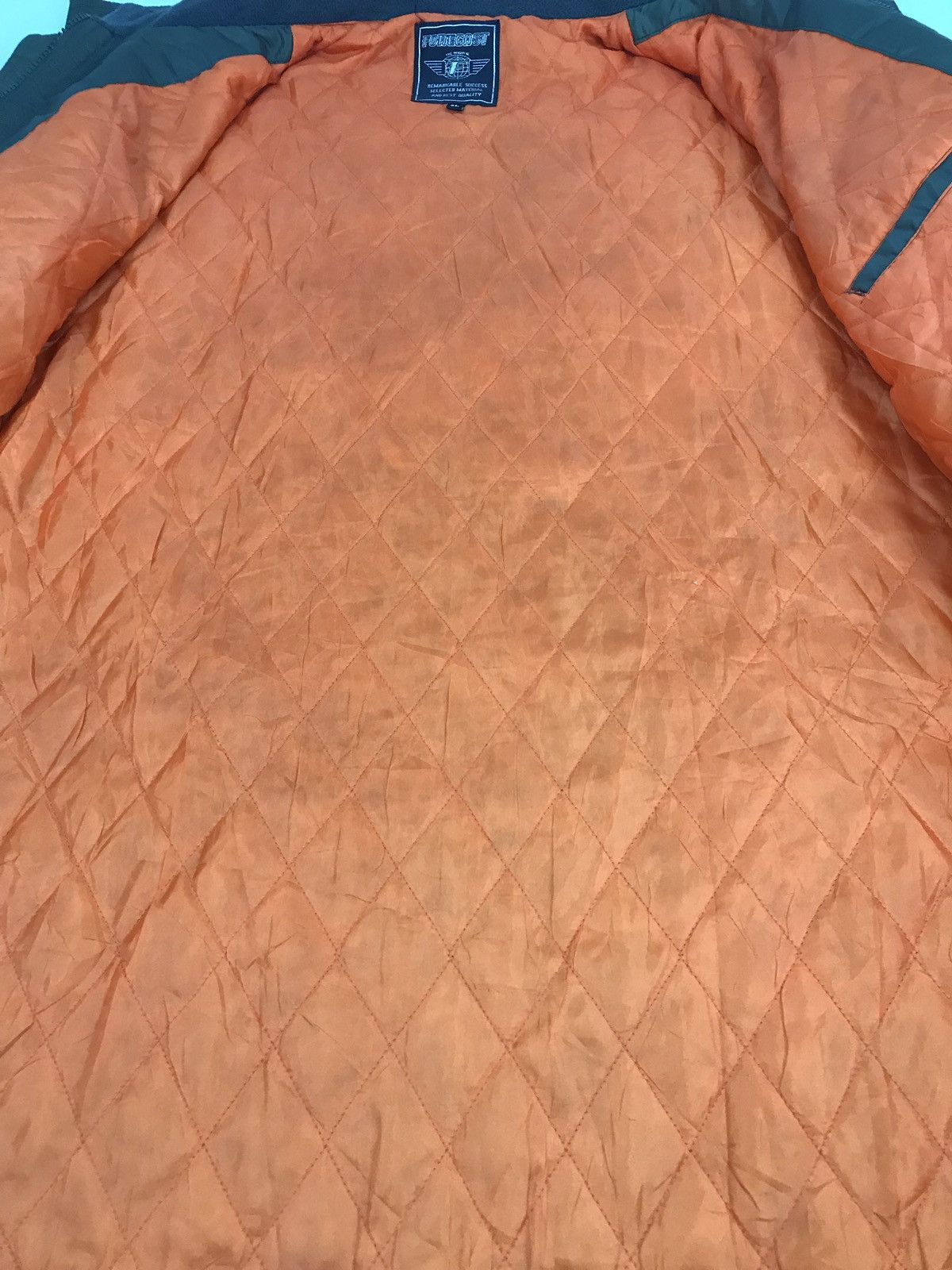 Japanese Brand Forecast Bomber Jacket Military Style Quilted Padded Size US XL / EU 56 / 4 - 8 Thumbnail
