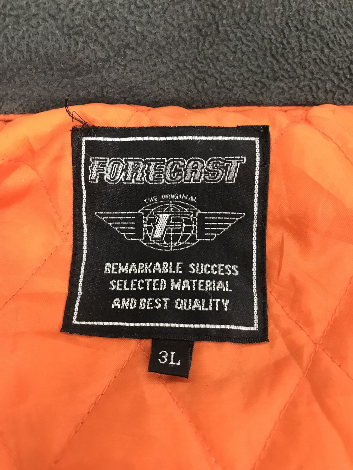 Japanese Brand Forecast Bomber Jacket Military Style Quilted Padded Size US XL / EU 56 / 4 - 9 Thumbnail