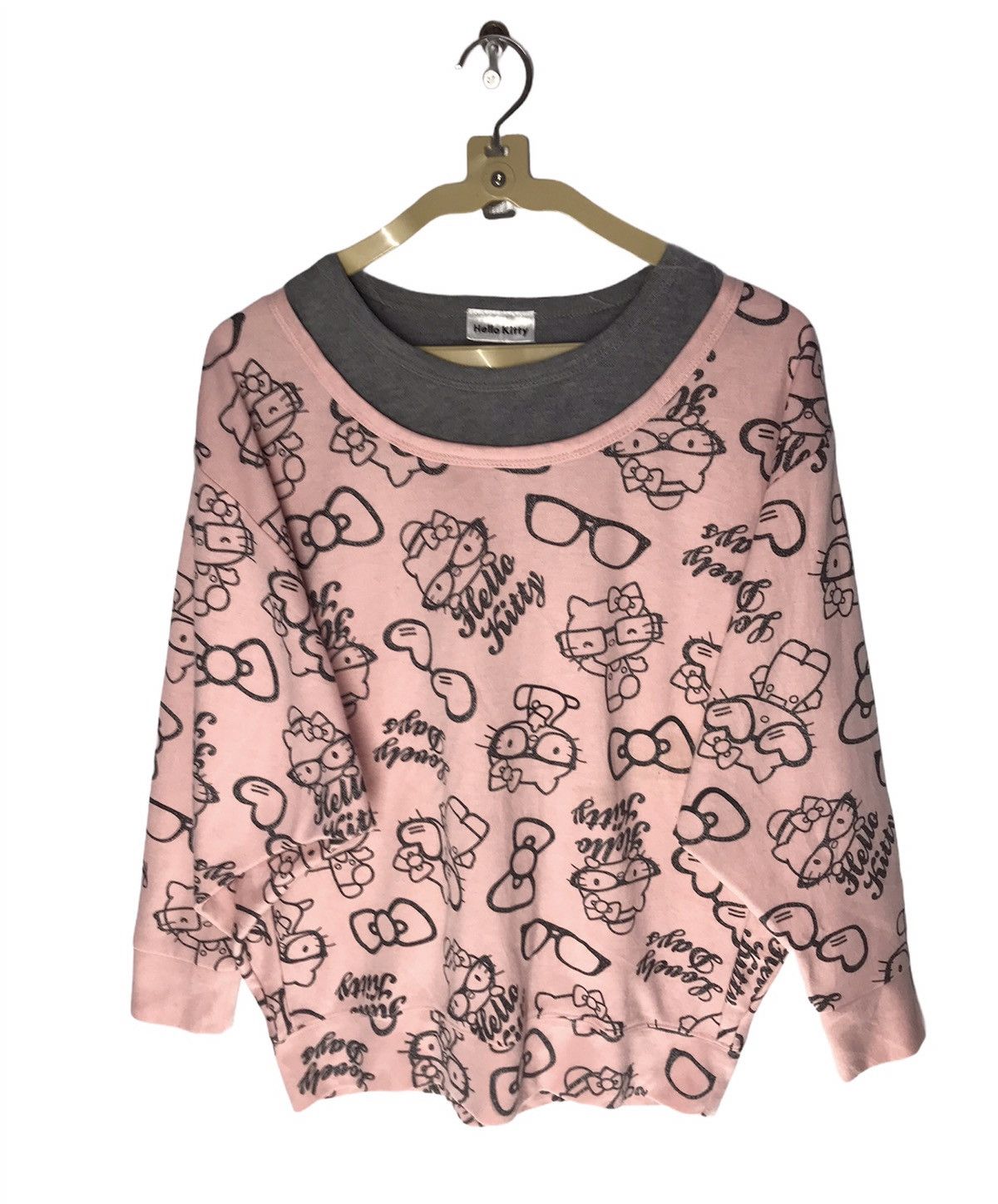 Japanese Brand Fullprint hello kitty knitwear shirt Size US M / EU 48-50 / 2 - 1 Thumbnail